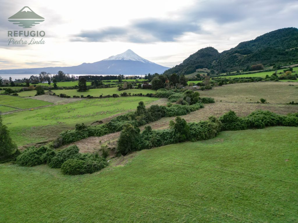 Parcelas con vista directa al Volcán Osorno en Refugio Piedra Linda, Puerto Varas